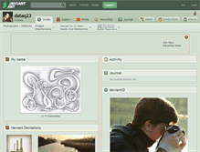 Tablet Screenshot of dataq23.deviantart.com