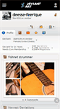 Mobile Screenshot of deesse-feerique.deviantart.com