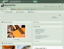 Tablet Screenshot of deesse-feerique.deviantart.com