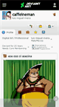 Mobile Screenshot of caffeineman.deviantart.com