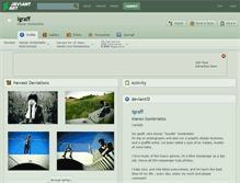 Tablet Screenshot of igraff.deviantart.com