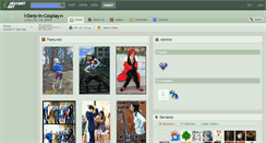 Desktop Screenshot of i-derp-in-cosplay.deviantart.com