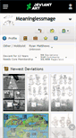 Mobile Screenshot of meaninglessmage.deviantart.com