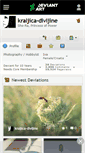 Mobile Screenshot of kraljica-divljine.deviantart.com