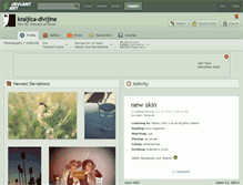 Tablet Screenshot of kraljica-divljine.deviantart.com