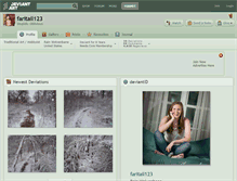 Tablet Screenshot of faritail123.deviantart.com