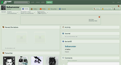 Desktop Screenshot of bulbamonster.deviantart.com
