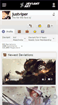 Mobile Screenshot of justviper.deviantart.com
