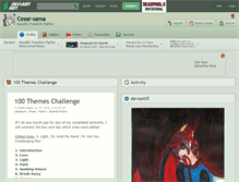 Tablet Screenshot of cesar-sama.deviantart.com