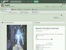 Tablet Screenshot of eunju8.deviantart.com