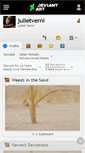 Mobile Screenshot of julietverni.deviantart.com