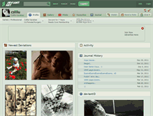 Tablet Screenshot of csilllu.deviantart.com