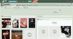 Desktop Screenshot of helenabox.deviantart.com