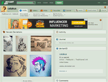 Tablet Screenshot of catakus.deviantart.com