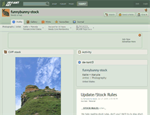 Tablet Screenshot of funnybunny-stock.deviantart.com