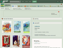 Tablet Screenshot of nalanece.deviantart.com
