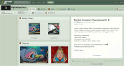 Desktop Screenshot of digitalimpulse.deviantart.com