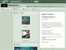 Tablet Screenshot of digitalimpulse.deviantart.com