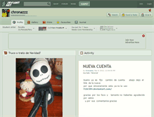 Tablet Screenshot of chronazzz.deviantart.com
