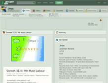 Tablet Screenshot of jmas.deviantart.com