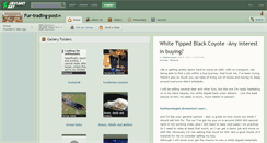 Desktop Screenshot of fur-trading-post.deviantart.com