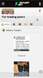 Mobile Screenshot of fur-trading-post.deviantart.com