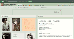 Desktop Screenshot of mybloodyvalentine77.deviantart.com