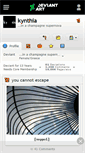 Mobile Screenshot of kynthia.deviantart.com
