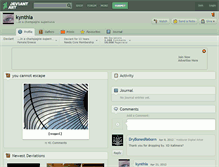 Tablet Screenshot of kynthia.deviantart.com