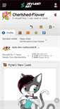 Mobile Screenshot of cherished-flower.deviantart.com