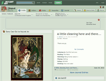 Tablet Screenshot of j3nov4.deviantart.com