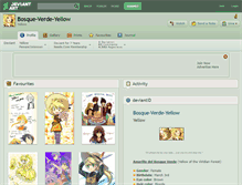 Tablet Screenshot of bosque-verde-yellow.deviantart.com