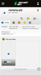 Mobile Screenshot of nonono-plz.deviantart.com