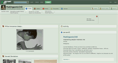 Desktop Screenshot of postorgasmicchill.deviantart.com
