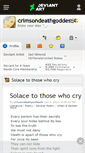 Mobile Screenshot of crimsondeathgoddess4.deviantart.com