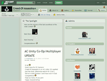 Tablet Screenshot of creed-of-assassins.deviantart.com
