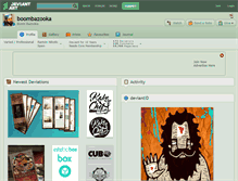 Tablet Screenshot of boombazooka.deviantart.com