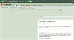 Desktop Screenshot of gloom-shine.deviantart.com