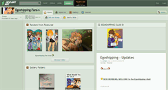 Desktop Screenshot of egoshipping-fans.deviantart.com