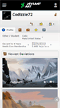 Mobile Screenshot of codizzle72.deviantart.com