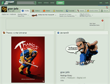 Tablet Screenshot of gran-jefe.deviantart.com