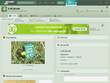 Tablet Screenshot of ajscanvas.deviantart.com