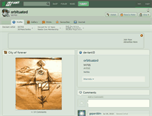 Tablet Screenshot of orbituated.deviantart.com