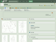 Tablet Screenshot of erikun.deviantart.com