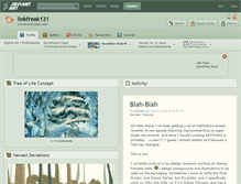 Tablet Screenshot of linkfreak131.deviantart.com