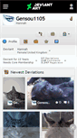 Mobile Screenshot of gensou1105.deviantart.com