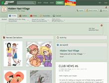 Tablet Screenshot of hidden-yaoi-village.deviantart.com