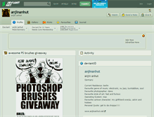 Tablet Screenshot of anjinanhut.deviantart.com