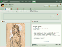 Tablet Screenshot of nekonekoninja.deviantart.com