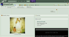 Desktop Screenshot of mimzyandtweaks.deviantart.com